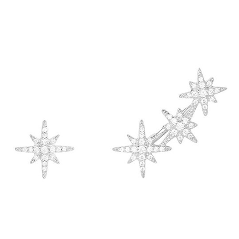 AM 不对称六芒星耳饰