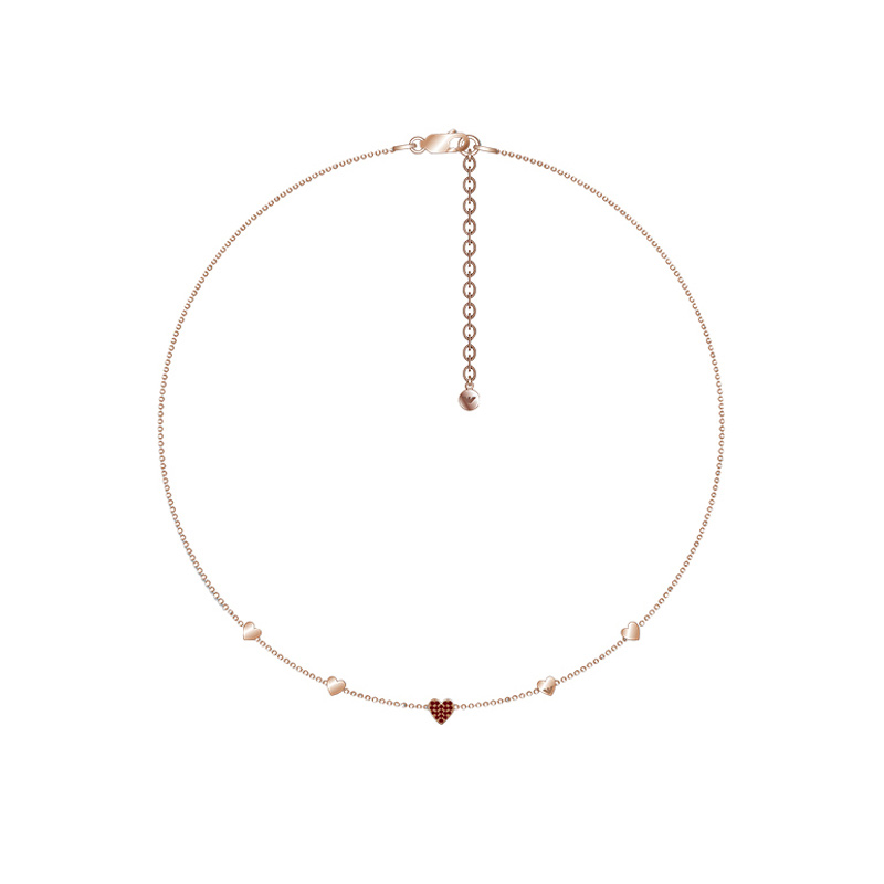 阿玛尼 爱心 项链