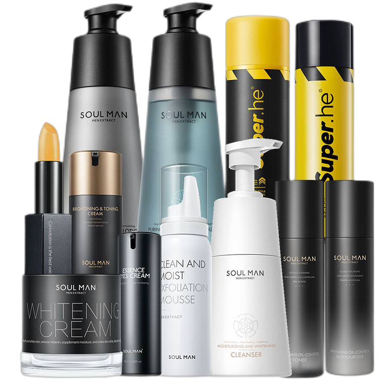 极男 柔润角质护肤套装