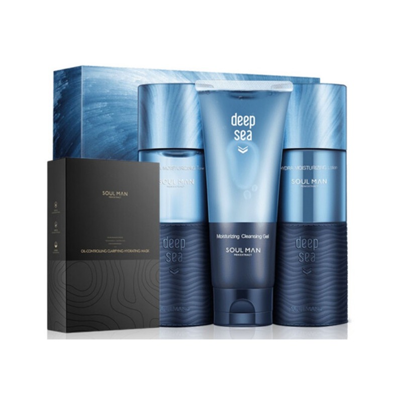 极男 水润啫喱质地 护肤套装