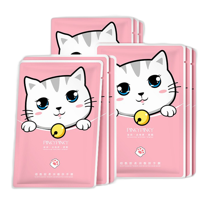 缤肌 可爱猫爪手膜