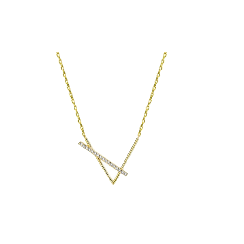 晓色 几何冷淡风项链