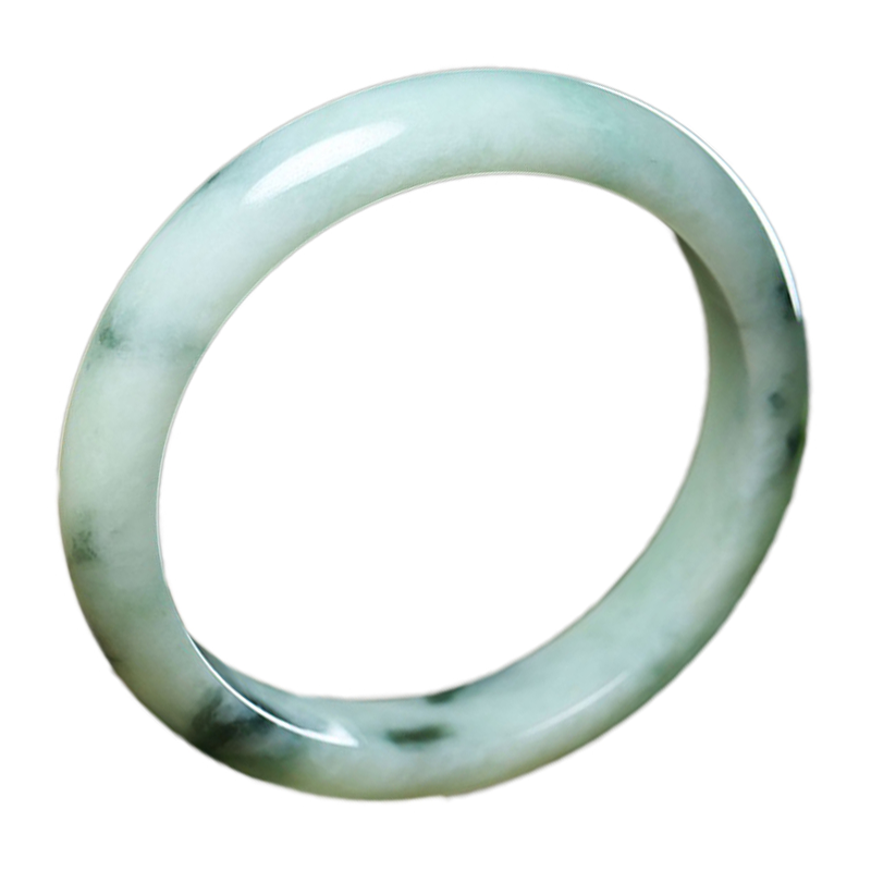 珍唯伊 灵动飘花翡翠手镯