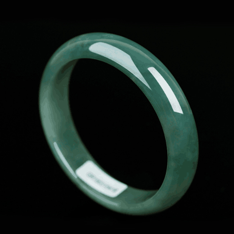 影享 油青天然翡翠手镯