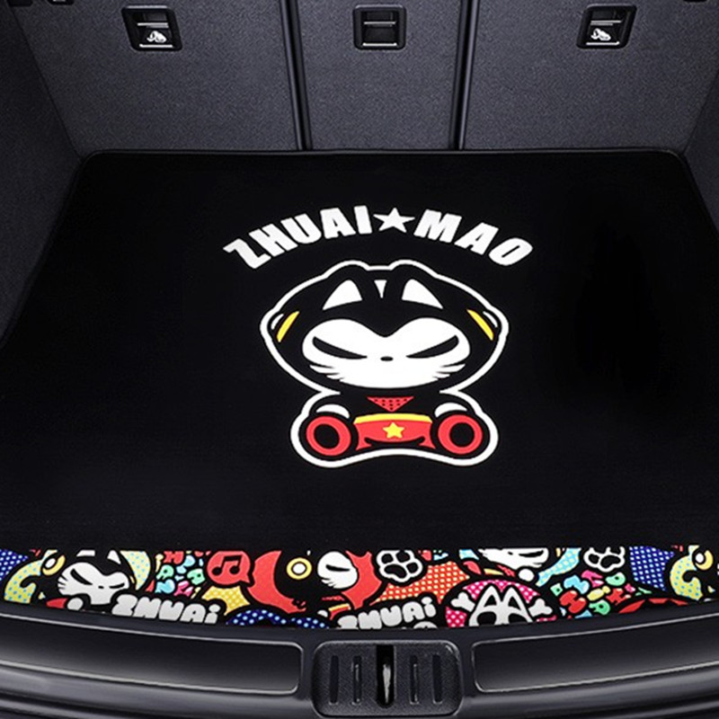 拽猫 潮流印花后备箱垫