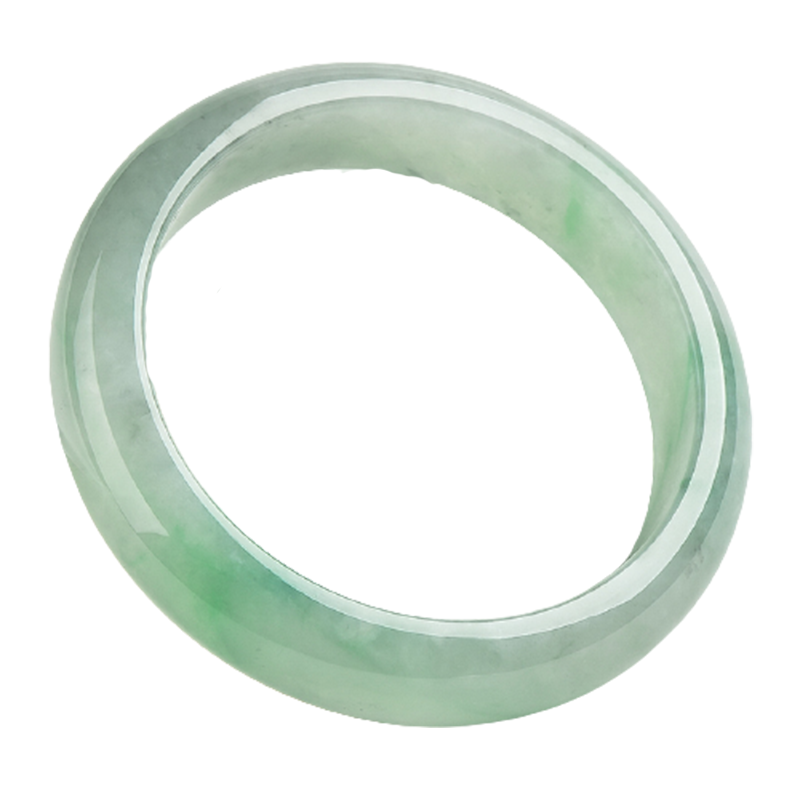 玉萌色 典雅大气翡翠手镯