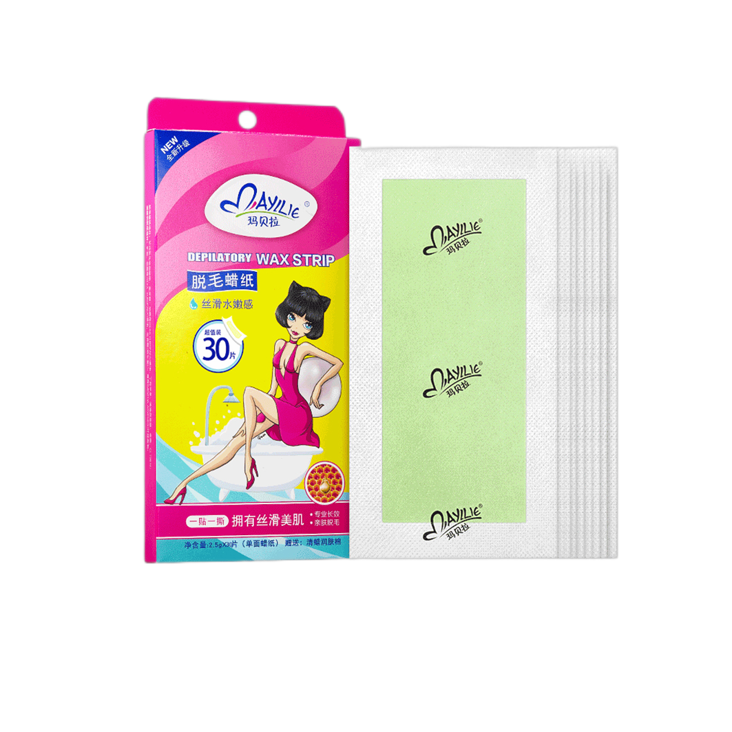 玛贝拉 即粘即撕脱毛蜡纸