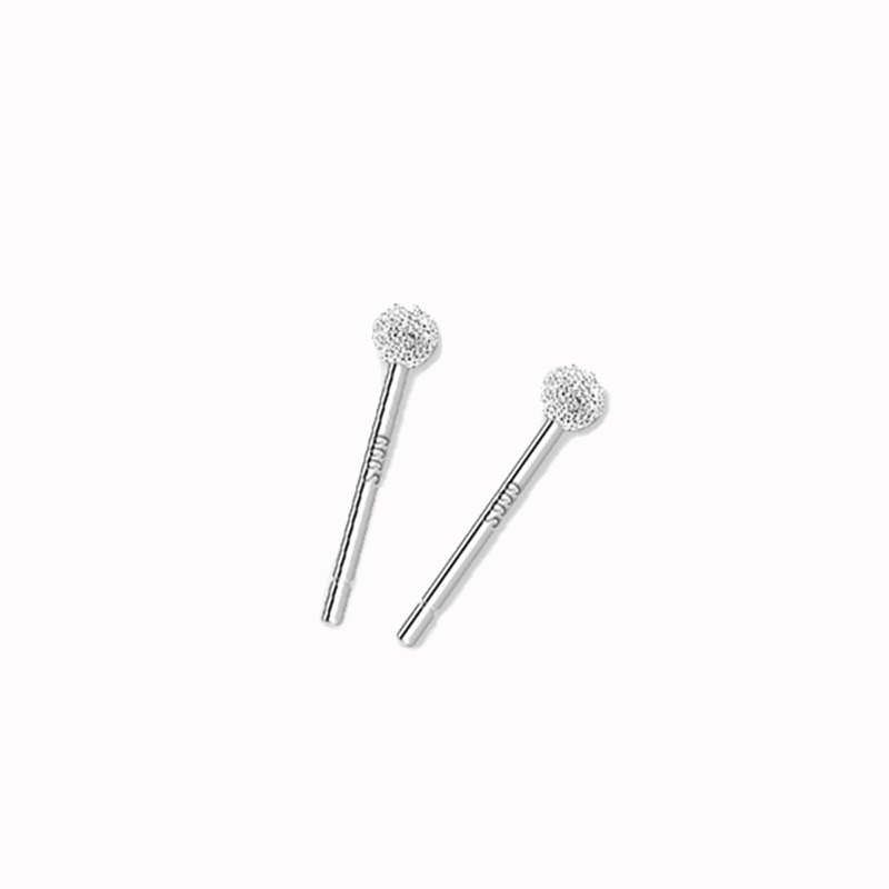 金芽S999银针防过敏养耳耳钉