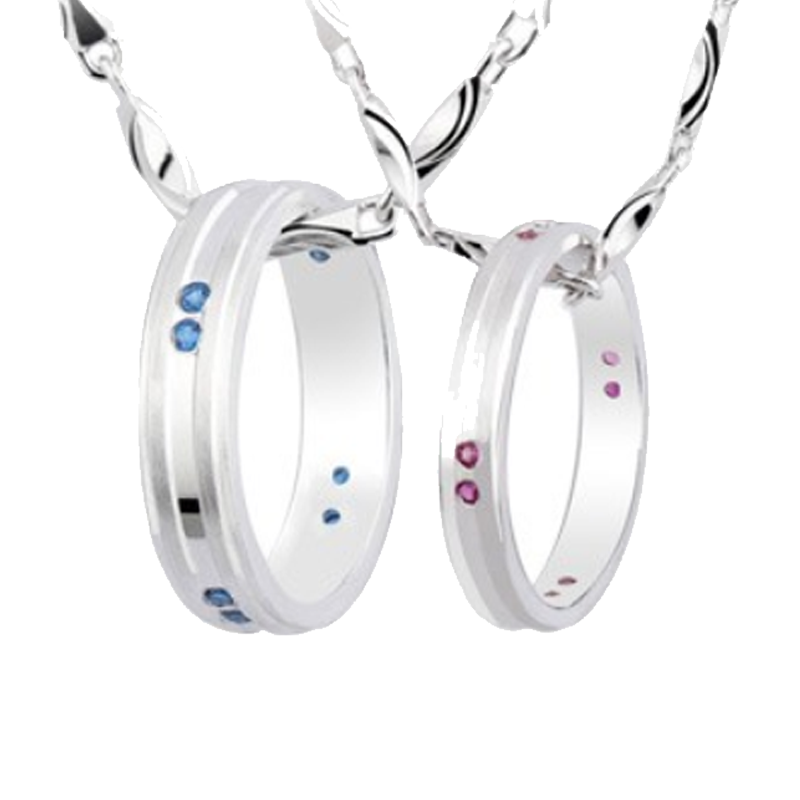 炙真银楼 足银材质 项链