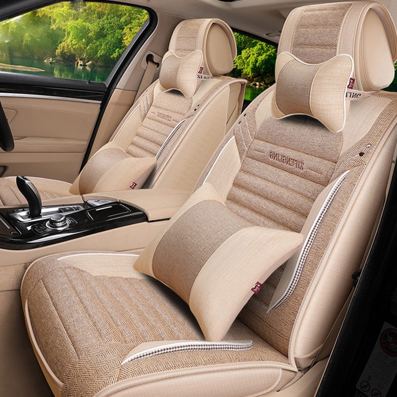 紫风铃 鹿皮绒 汽车坐垫