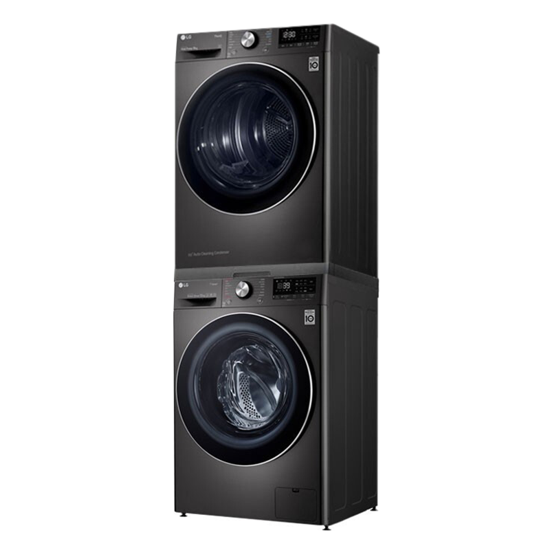 LG 大容量热泵洗烘套装