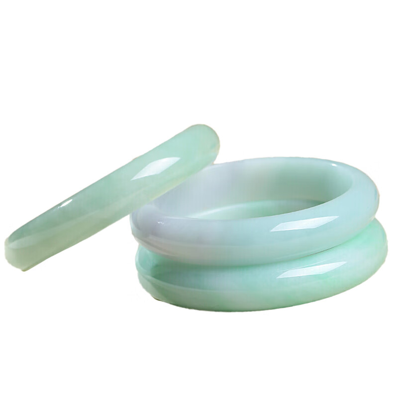 印象眸素雅清透翡翠手镯