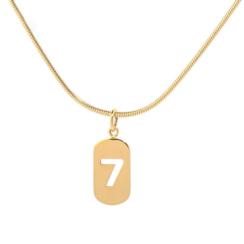 歌珀莱幸运数字7项链