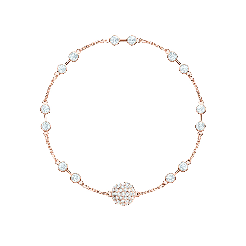 施华洛世奇镀玫瑰金色手链