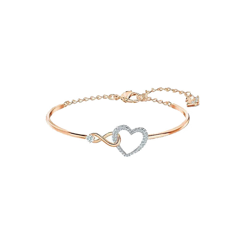 施华洛世奇心形仿水晶手链