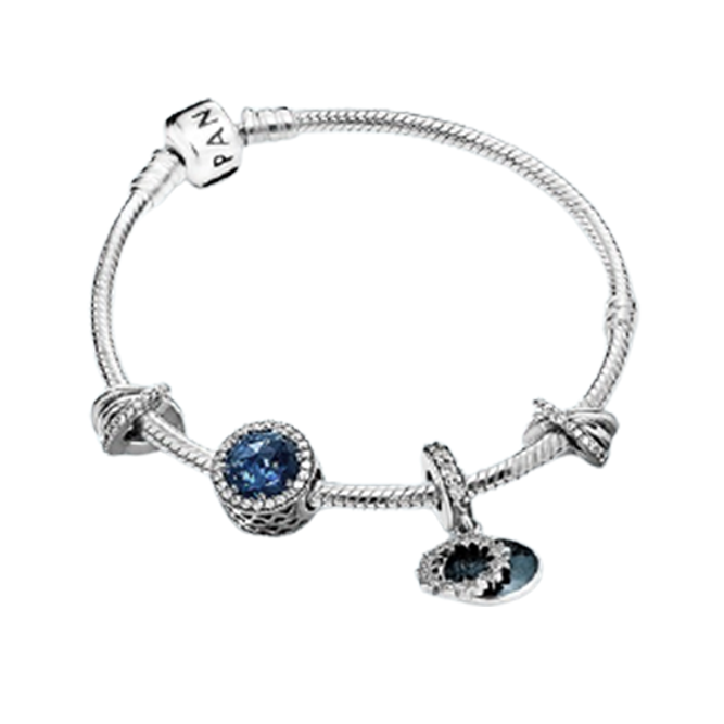 潘多拉 蓝色秘境手链