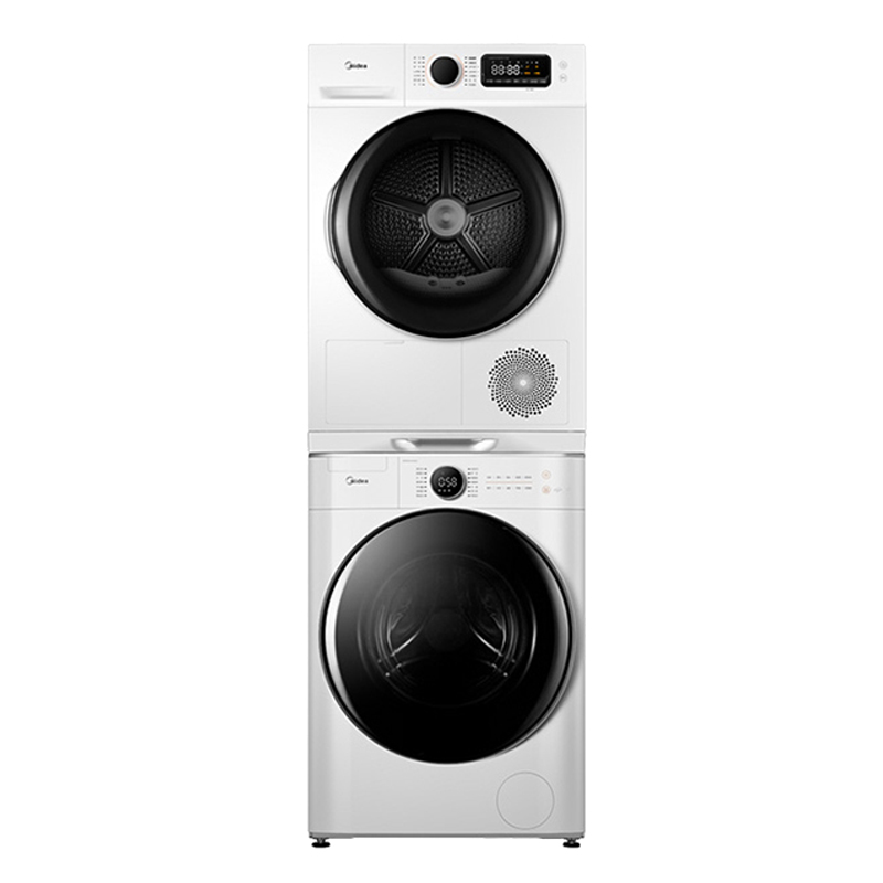 美的大容量洗烘套装