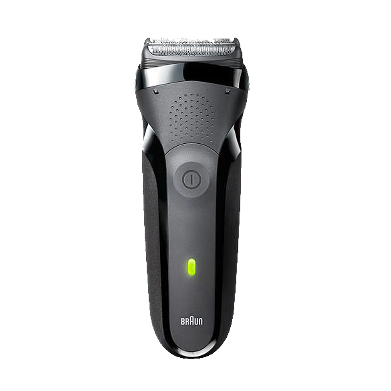 博朗 三刀头黑色剃须刀