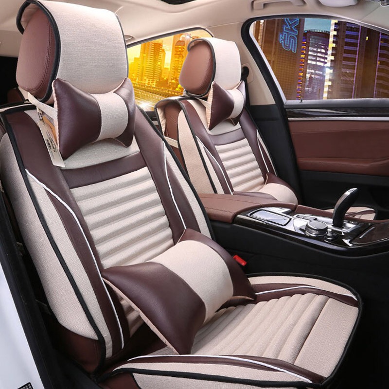 布雷什 包边撞色 汽车坐垫