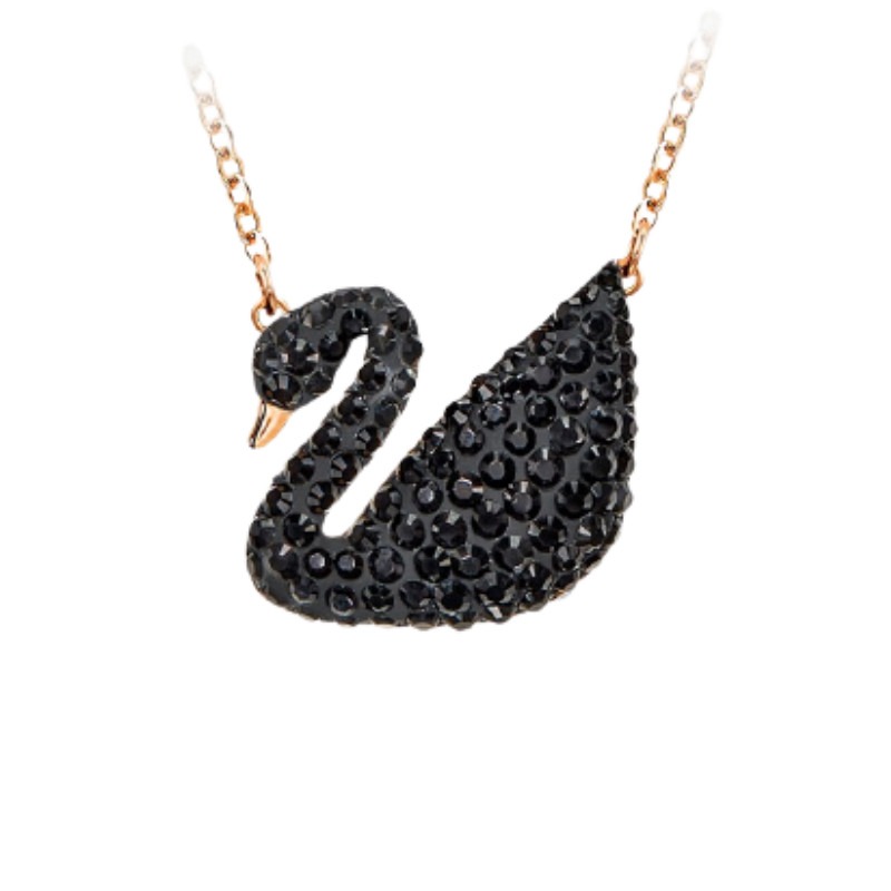 施华洛世奇黑天鹅锁骨链