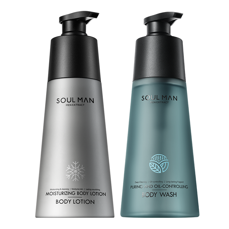 极男 男士沐浴润肤套装沐浴露