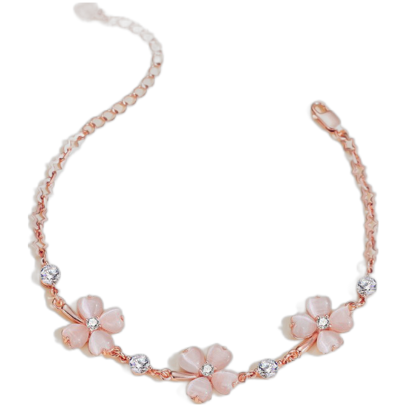 JALLOO 玫瑰金色手链