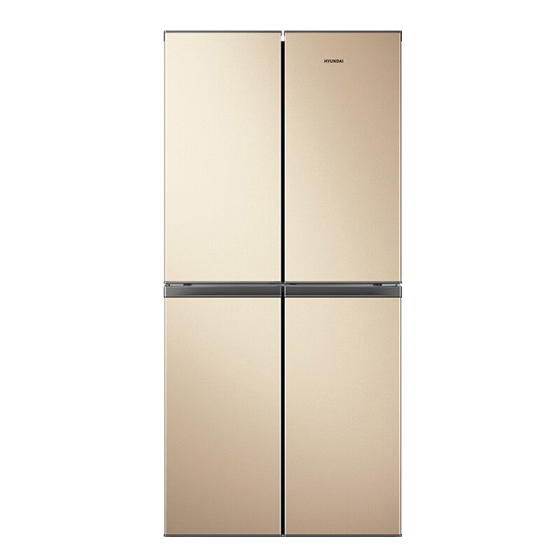 现代 超薄四开门冰箱