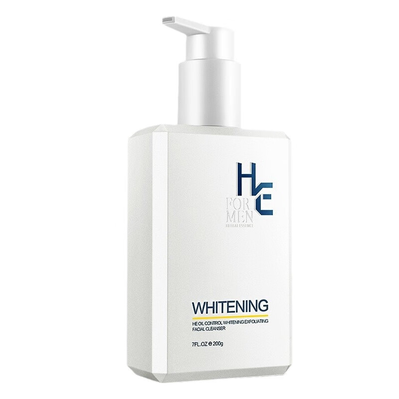 赫恩男士美白控油去角质洗面奶