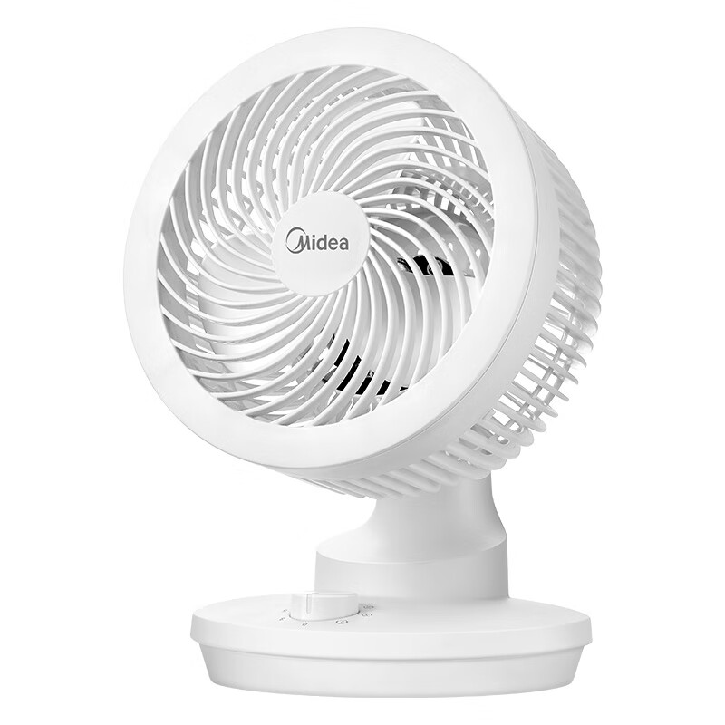 美的 迷你小巧白色台扇