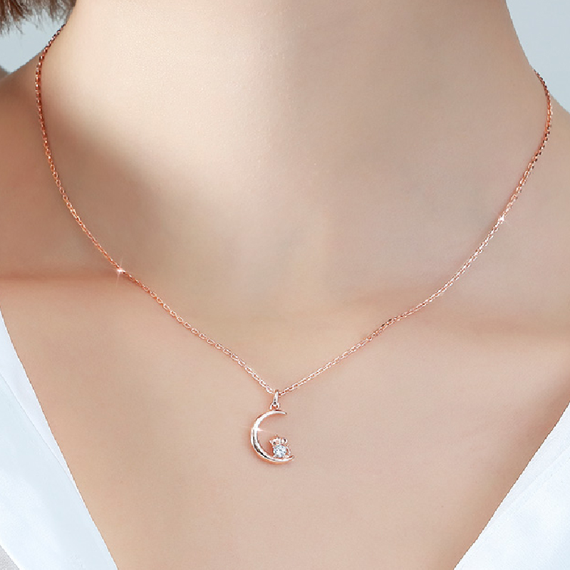 T400十二生肖鼠吊坠项链