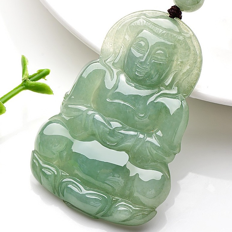 可玉可求油青色吊坠