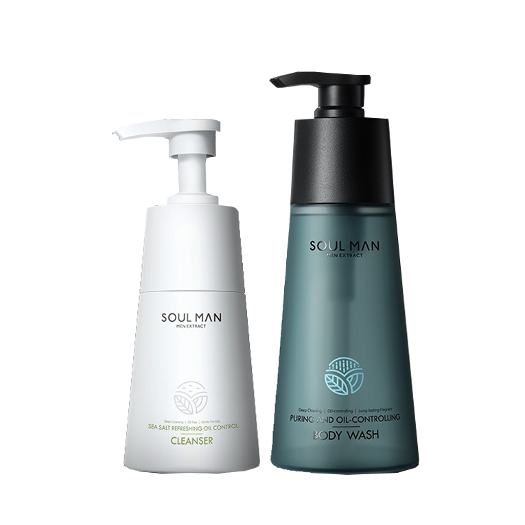 极男 洗浴护肤套装净螨沐浴露