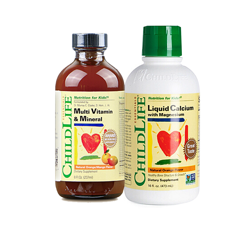 童年时光 进口钙镁锌维生素组合