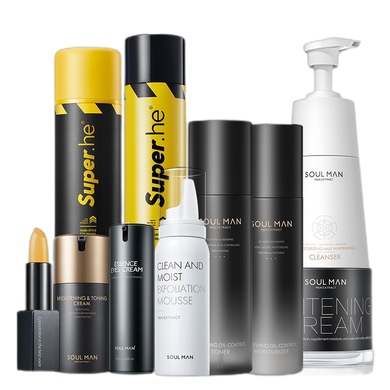 极男 细致毛孔护肤套装