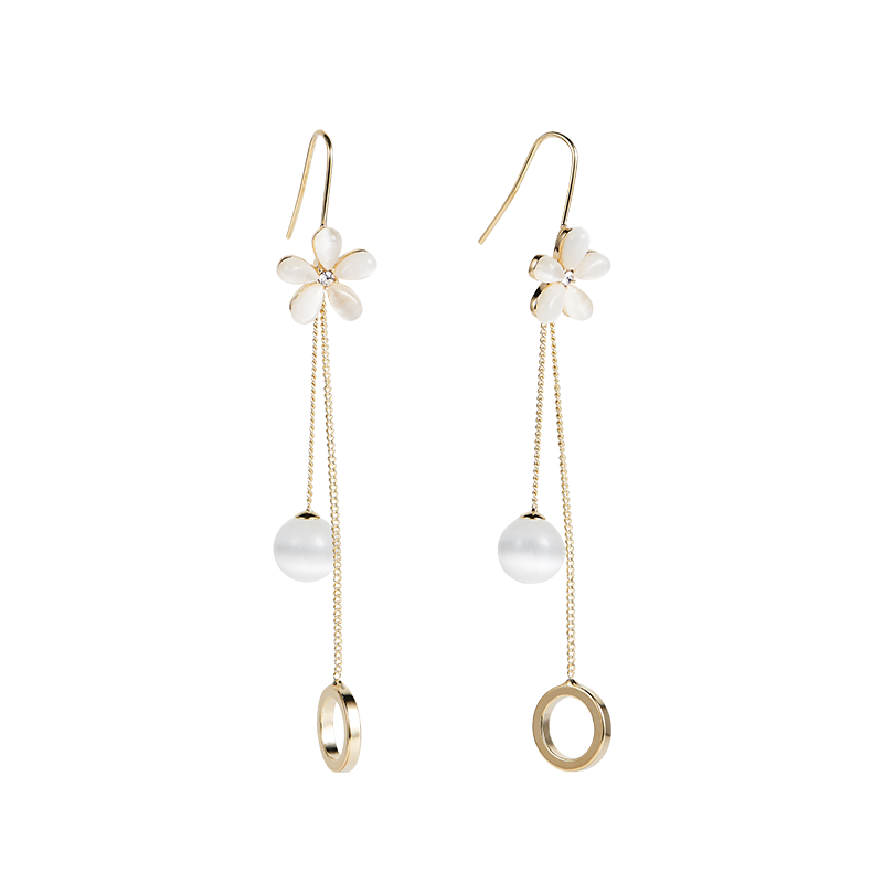 阿吉豆少女心气质小清新耳饰