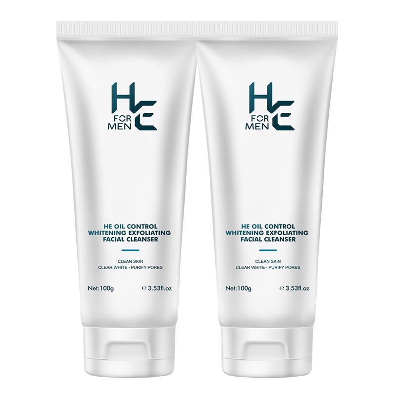 赫恩 美白去角质 男士洁面乳