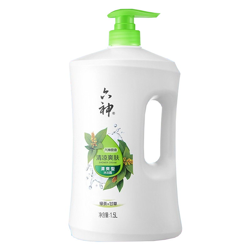 六神 凉酷爽冰片薄荷沐浴露