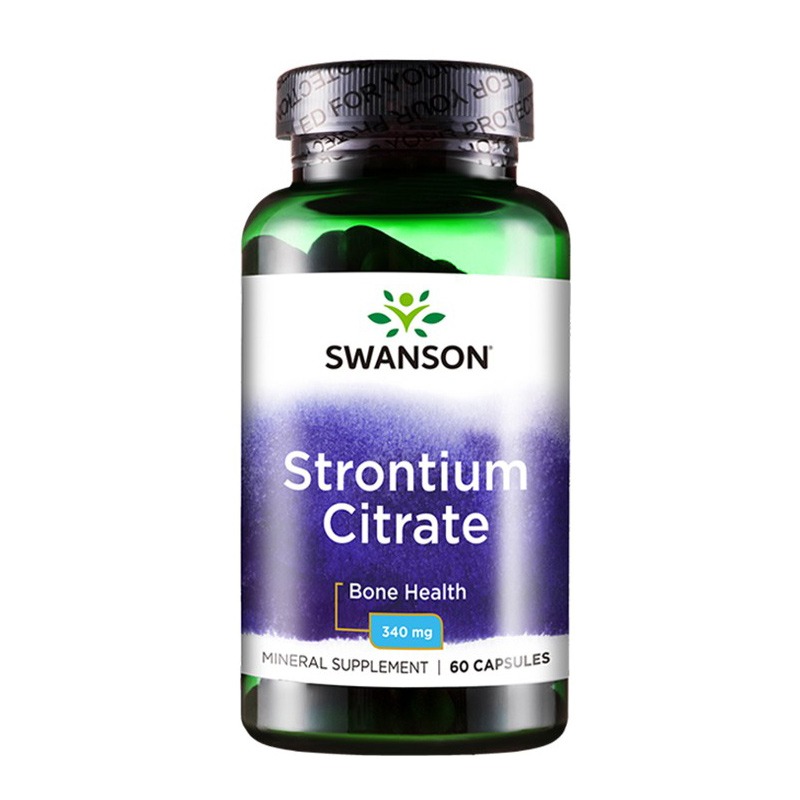 斯旺森 高含量 柠檬酸锶胶囊