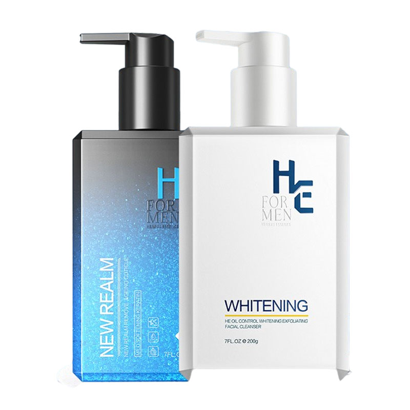 赫恩 去角质控油 男士洗面奶
