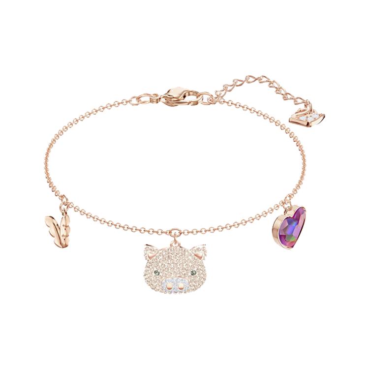 施华洛世奇 小猪造型手链