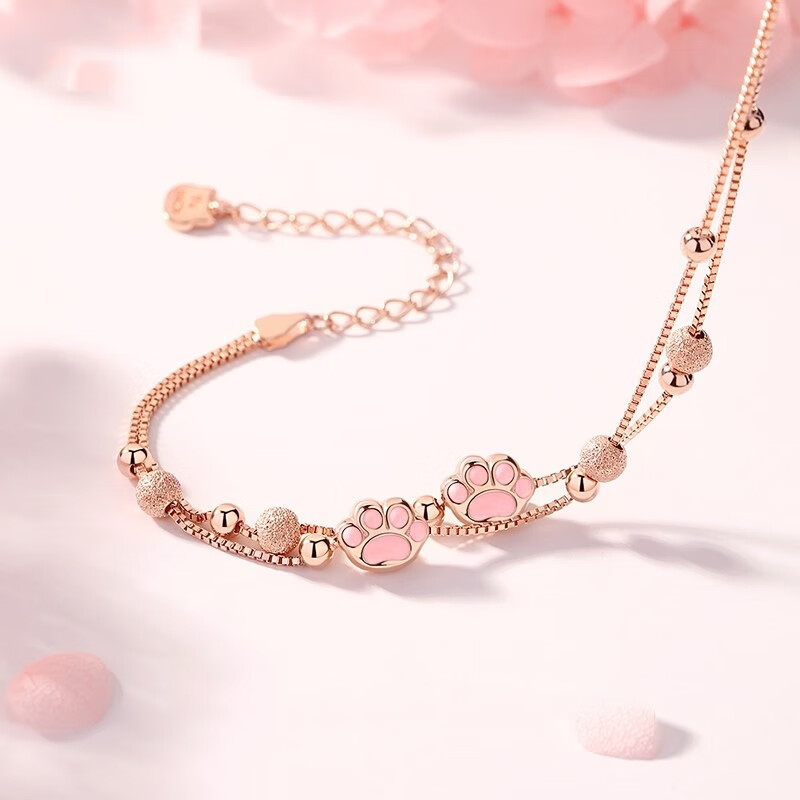 银千惠时尚可爱s925银手链