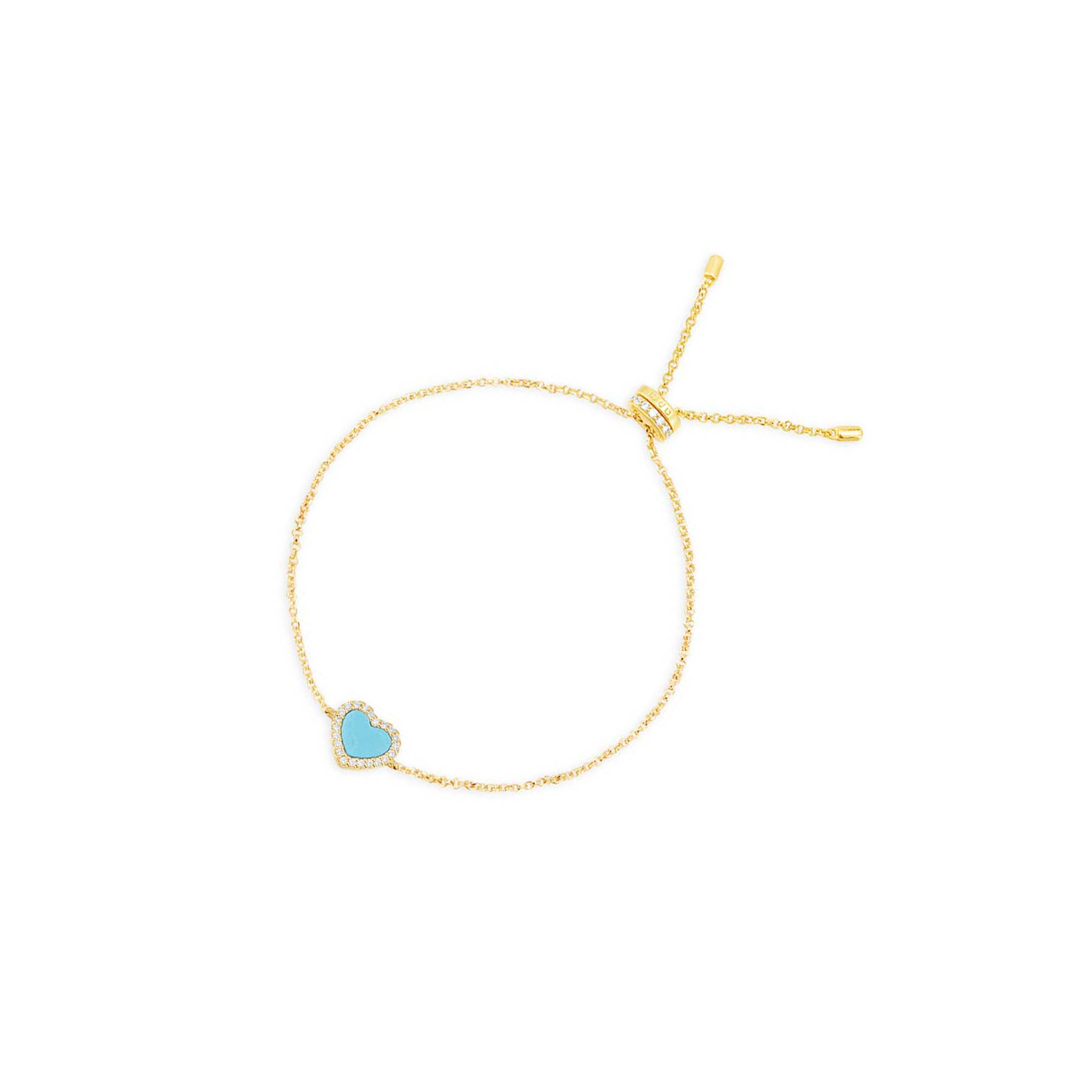 APM 蓝色爱心手链