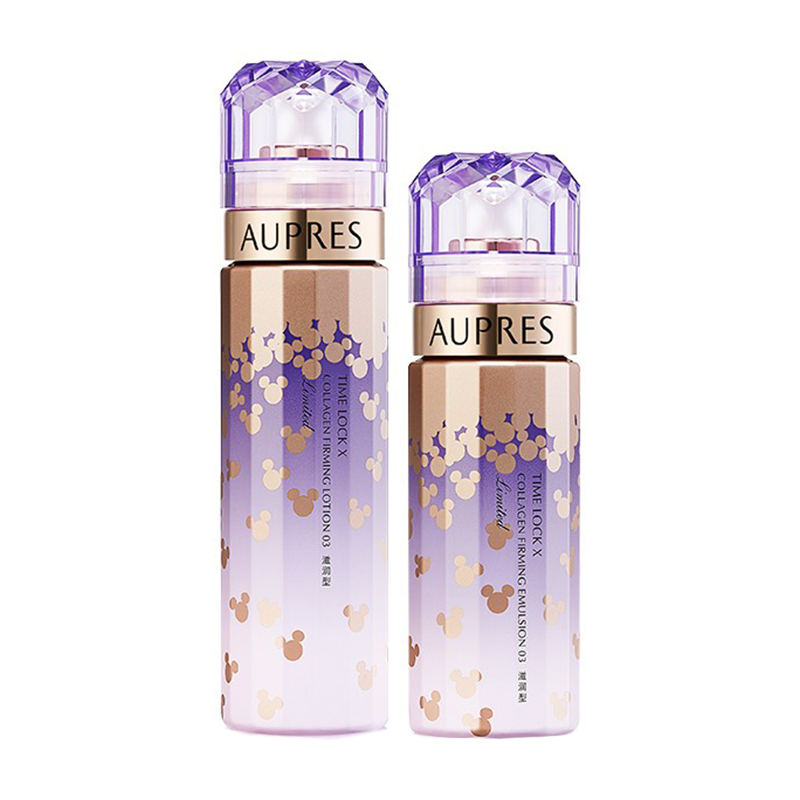 欧珀莱 时光锁胶原紧致水乳套装