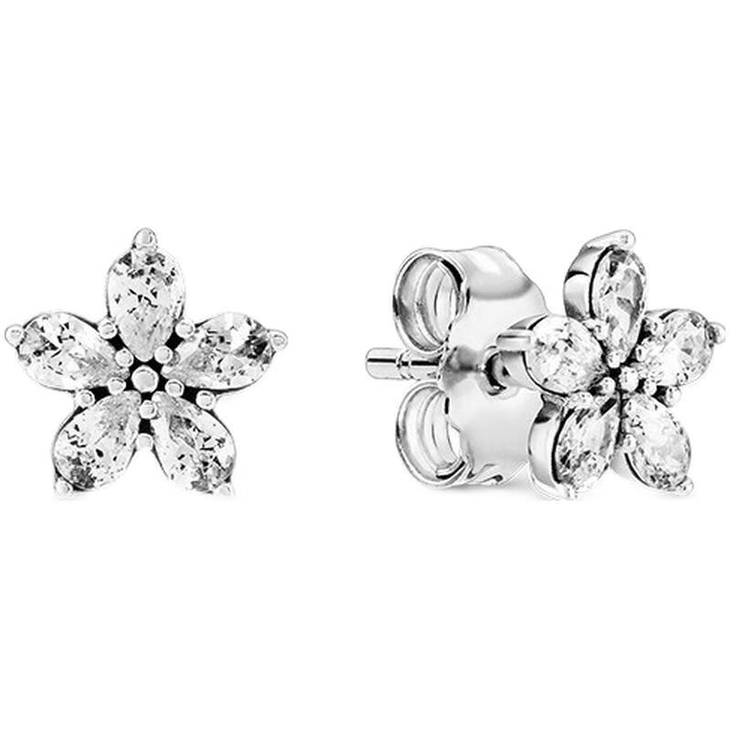 潘多拉 闪耀雪花耳饰