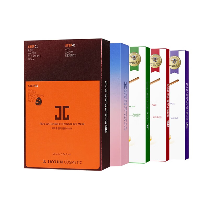 捷俊水光焕亮滋养面膜