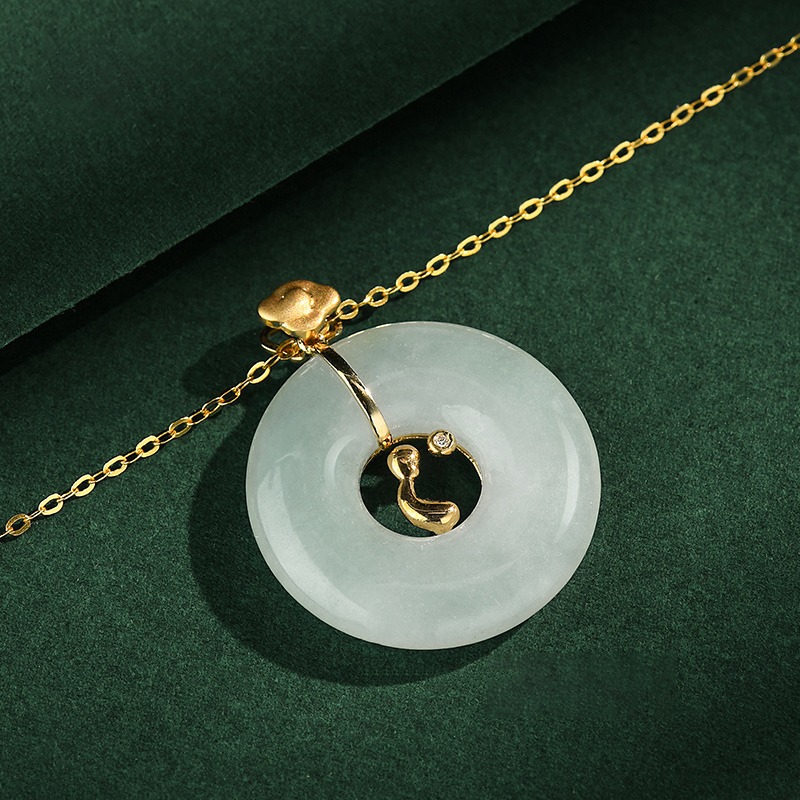 玉和祥 光滑细腻 平安扣吊坠