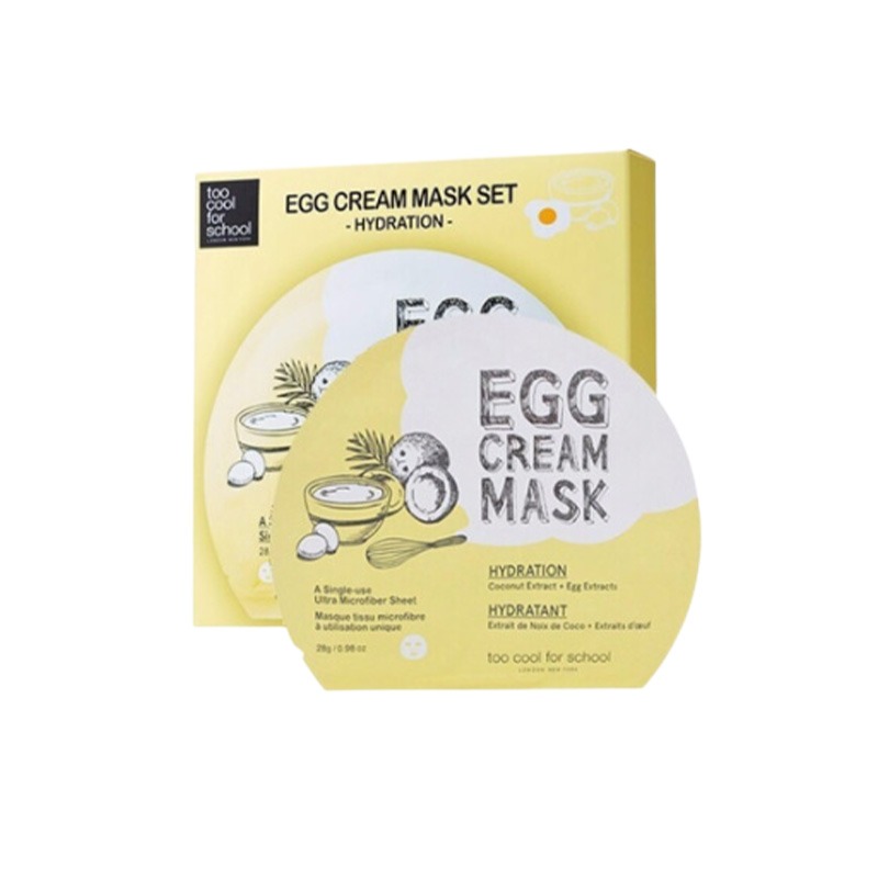 涂酷 柔滑鸡蛋 面膜