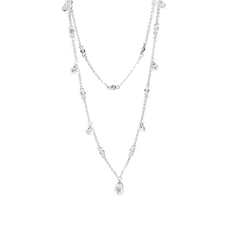 潘多拉 层次水滴 项链
