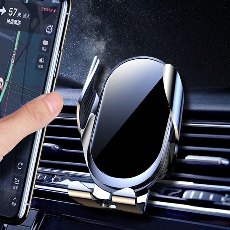 山品良造红外感应车载支架