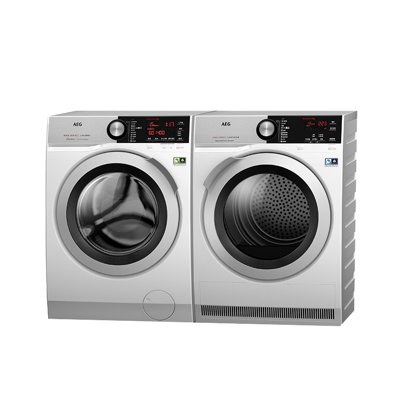 AEG 蒸汽熨烫家用洗烘套装